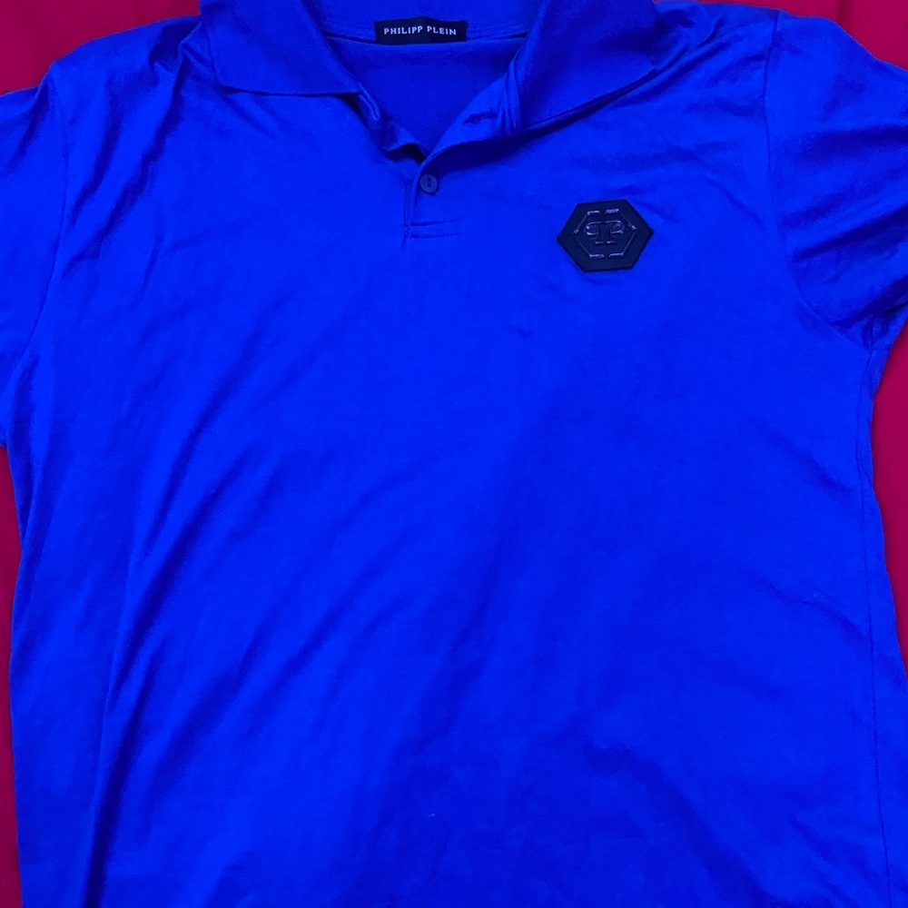 Philipp Plein T-Shirt Polo Short men size L